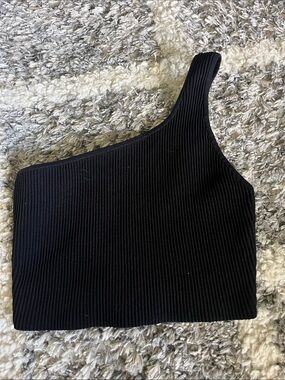 Aritzia Babaton One Shoulder Knit Tank Top